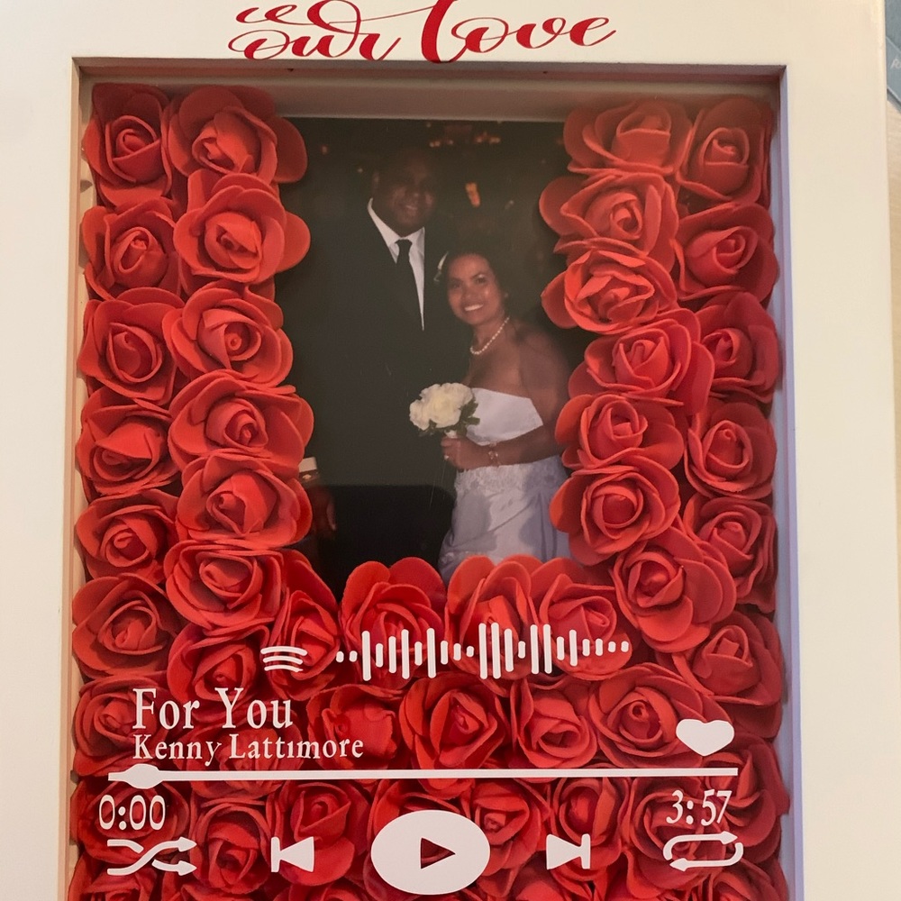 Valentine Spotify Shadowbox